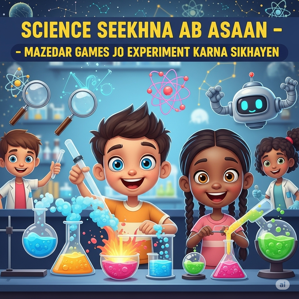 Science Seekhna Ab Asaan – Mazedar Games Jo Experiment Karna Sikhayen