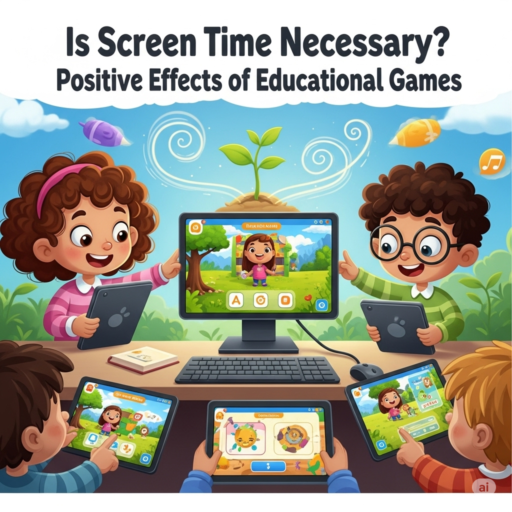 Kya Screen Time Zaroori Hai? Educational Games Se Positive Asraat