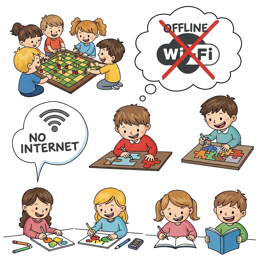 Offline Educational Games: Jab Internet Na Ho Tab Kya Khelain?