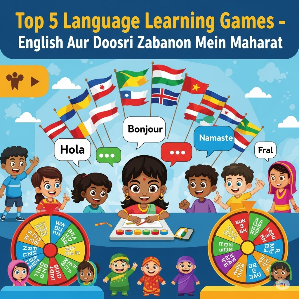 Top 5 Language Learning Games – English Aur Doosri Zabanon Mein Maharat