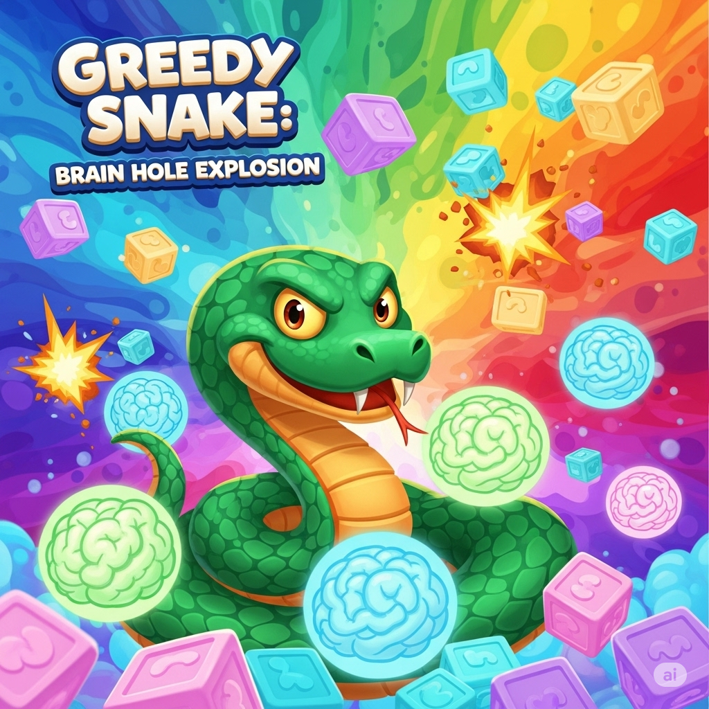 Greedy Snake : Brain Hole Explosion