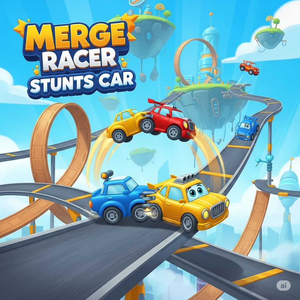 Merge Racer Stunts Car