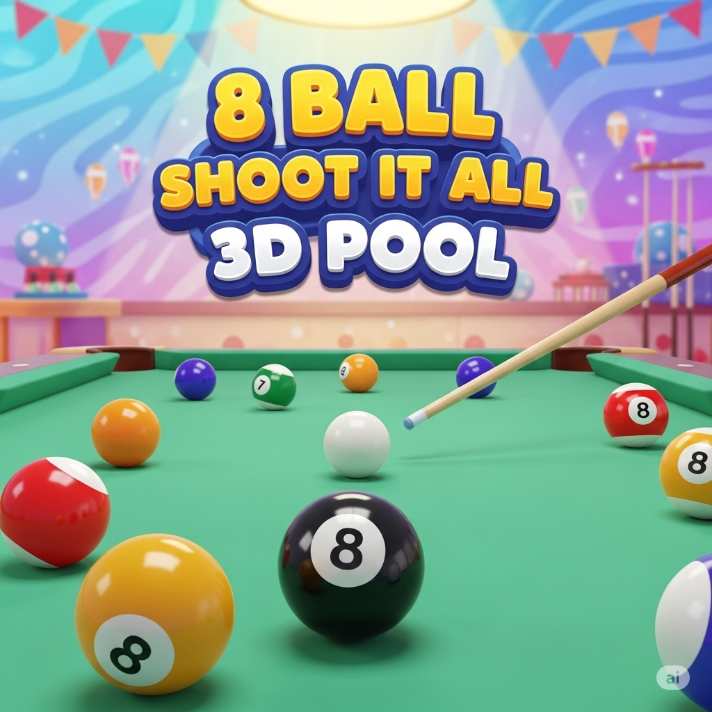8 Ball Shoot It All   3D Pool